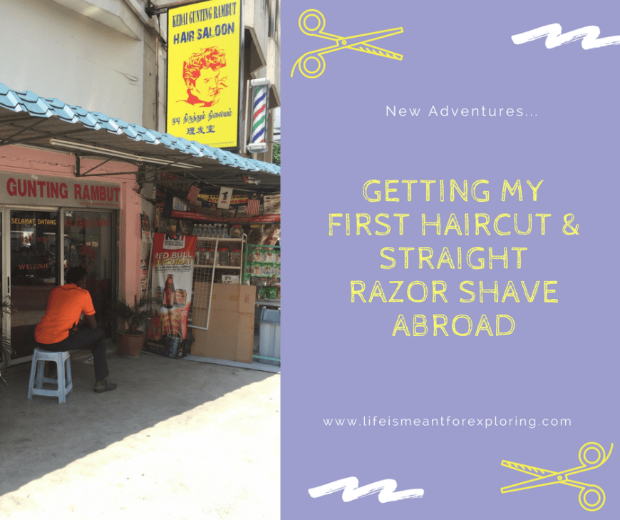 Getting My First Haircut & Straight Razor Shave Abroad