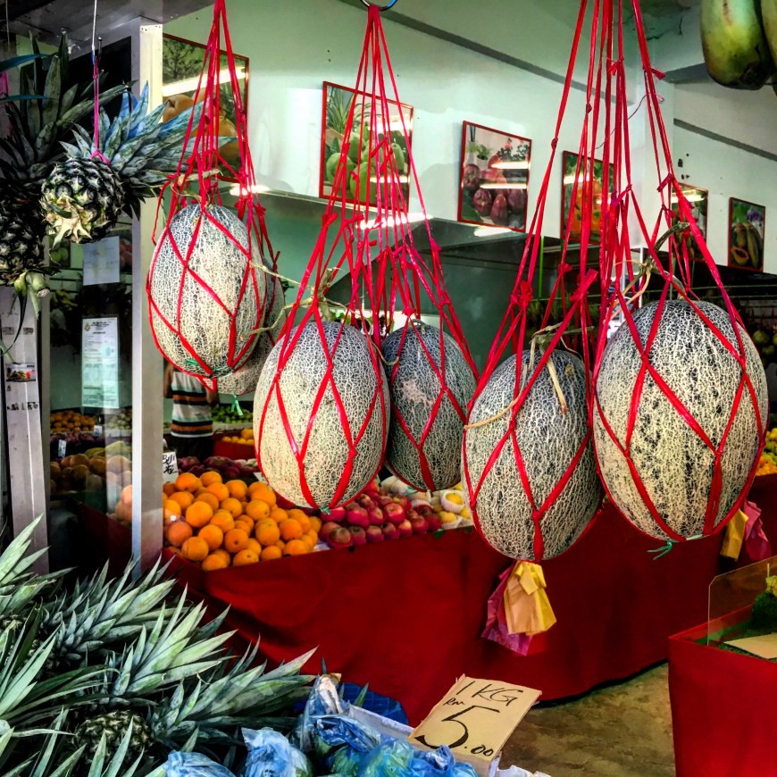 Our favorite fruit stand where we'd buy our fruit for breakfast