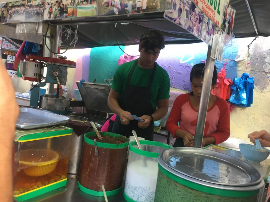 Chendul Stall where we tried chendul for the first time in George Town