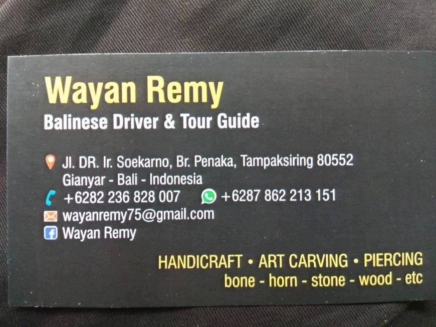 Remy's Business Card