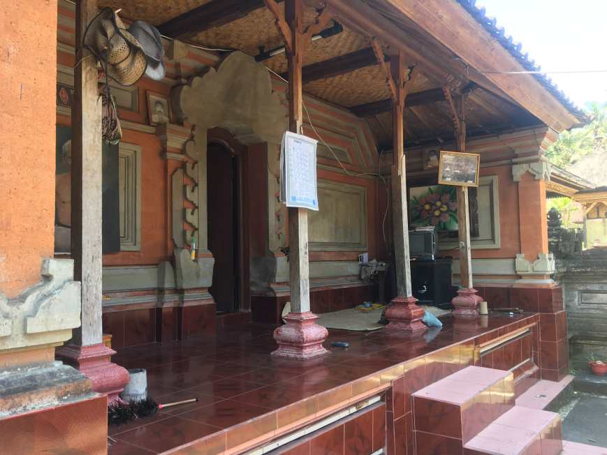 Meten/ Bale Daja is building for the oldest family member and is where Ketut and his wife, Ketut live