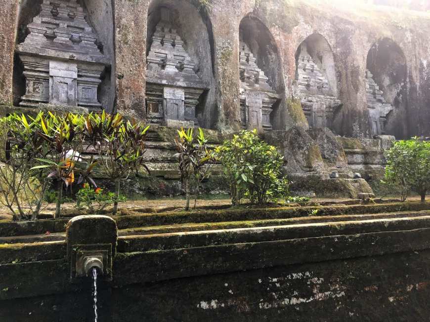 Ancient shrines dating back to the 11th century at Gunung Kawi temple