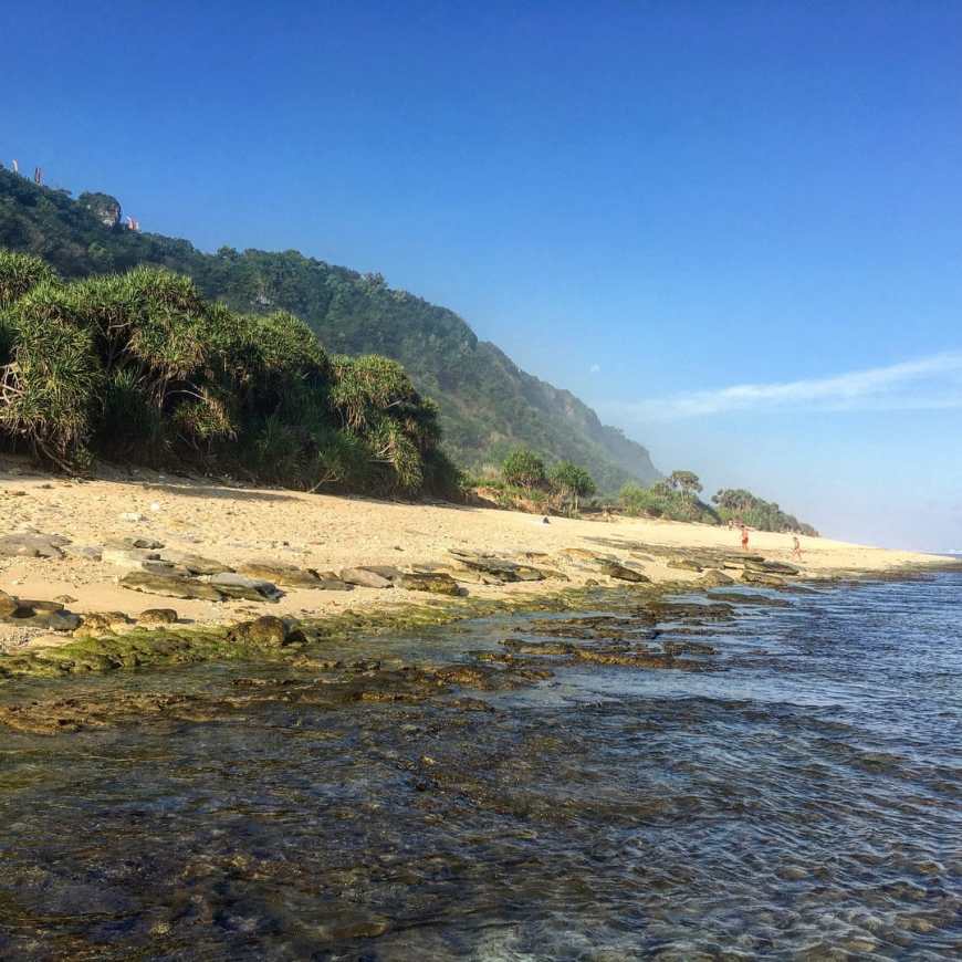 Laid back beach in uluwatu, Bali